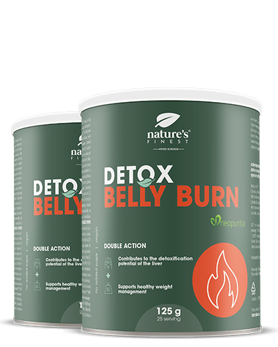 Detox Belly Burn 1+1 GRATIS , Afslanken , Hardnekkig Buikvet Verminderen , Lever Detox , Mariadistel , Artisjok, Chlorella , 250g