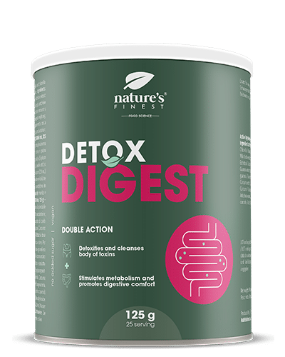 Detox Digest , Gewichtsverlies , Spijsvertering , Verwijdert Toxines , Bevordert Comfort , Verwijdert Zware Metalen , Reinigt Lichaam , 125g