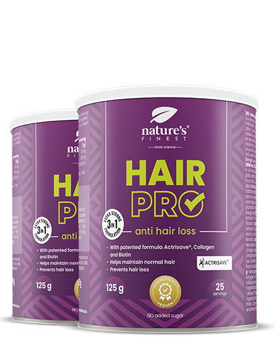 Hair Pro 1+1 , Haaruitvalpreventie , Versterkt Haarfollikels , Voorkomt Verlies , Stimuleert Groei , Revitaliseert , 250g