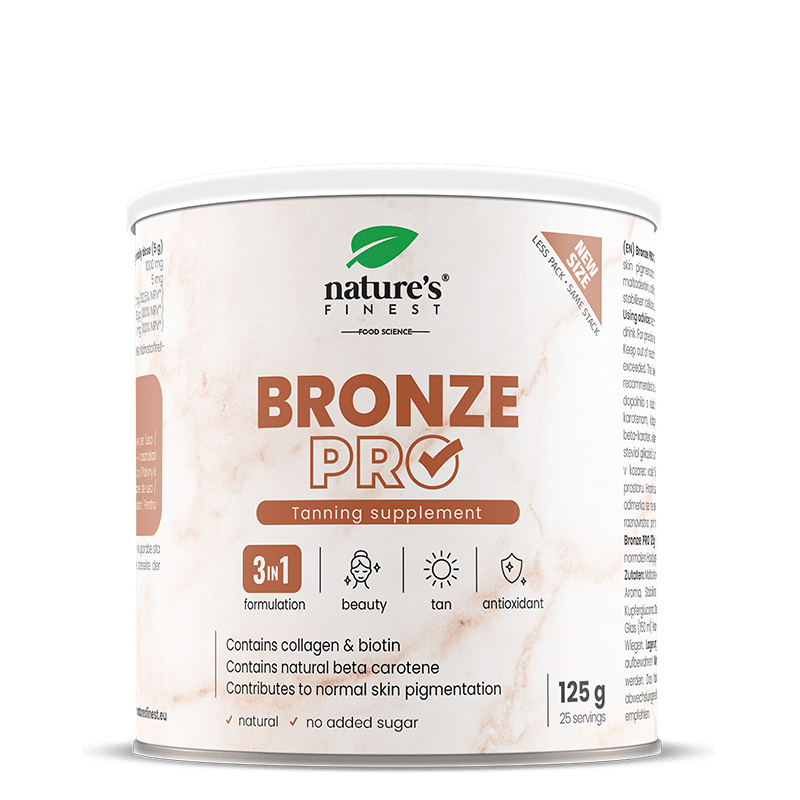 Nature's Finest Bronze PRO | tanning supplement | bètacaroteen, collageen en vitamine C
