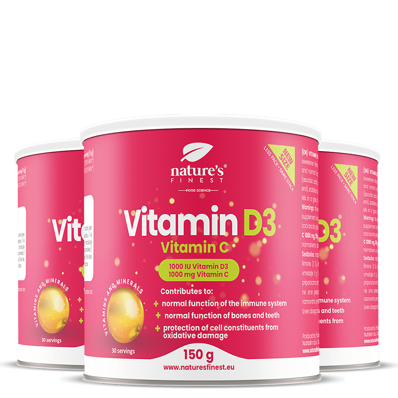 Vitamine D3 + Vitamine C bundel