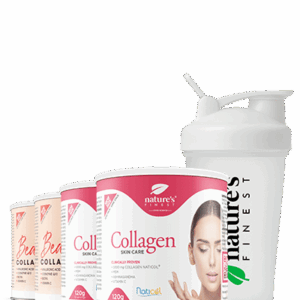 2x Beauty Collagen Hyaluronzuur + 2x Collagen SkinCare + NF shaker CADEAU pakket