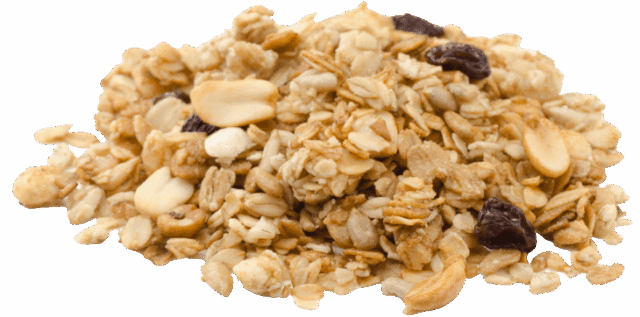 Granola met vier soorten zaden