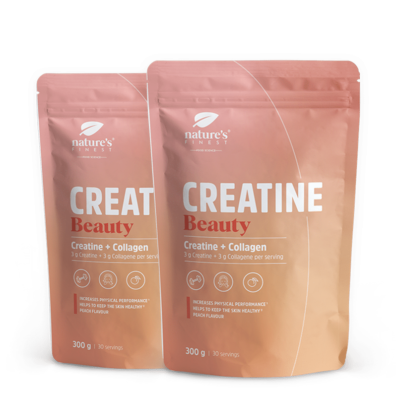 Nature's Finest Beauty Creatine Pack | sportprestaties en huidgezondheid | creatine, collageen, vitamine C