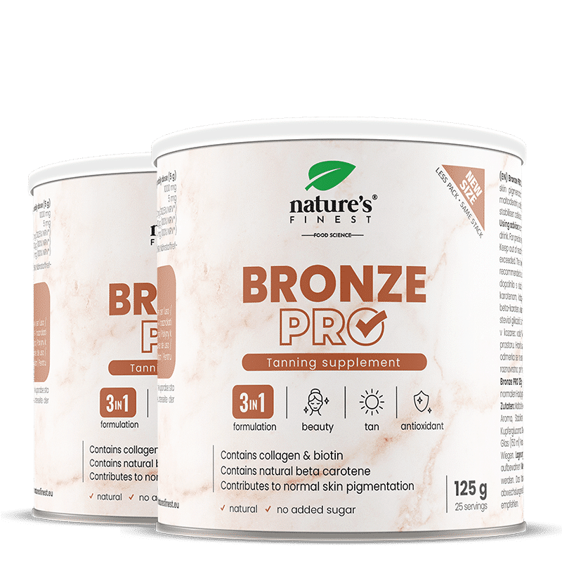 Nature's Finest Bronze PRO | tanning supplement | bètacaroteen, collageen en vitamine C